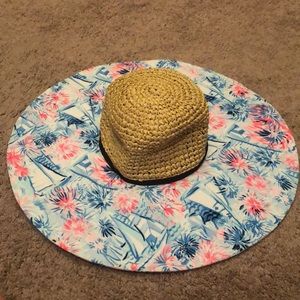 Lilly Pulitzer Sea to Shining Sea Floppy Beach Hat